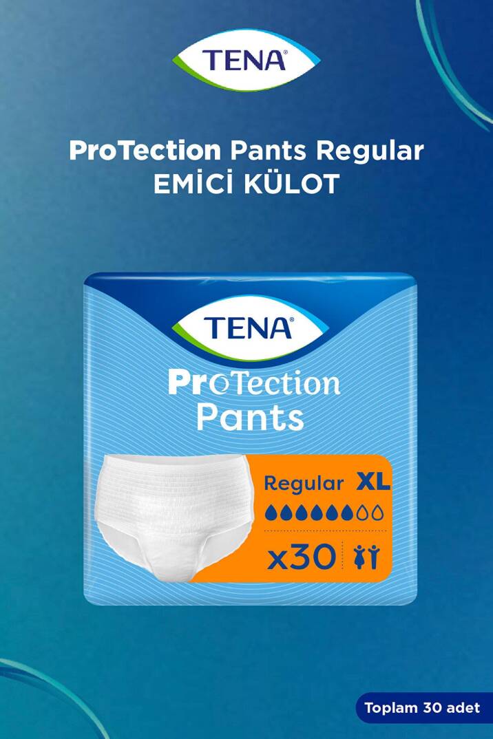 Tena Protection Pants Regular Emici Külot 6 Damla Ekstra Large 30 Adet - 1