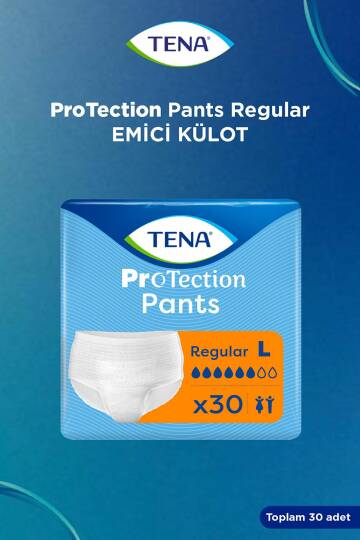 Tena Protection Pants Regular Emici Külot 6 Damla Large 60 Adet