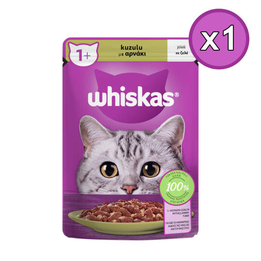 Whiskas Kuzulu Poşet Yaş Kedi Maması 85 Gr 1 Adet