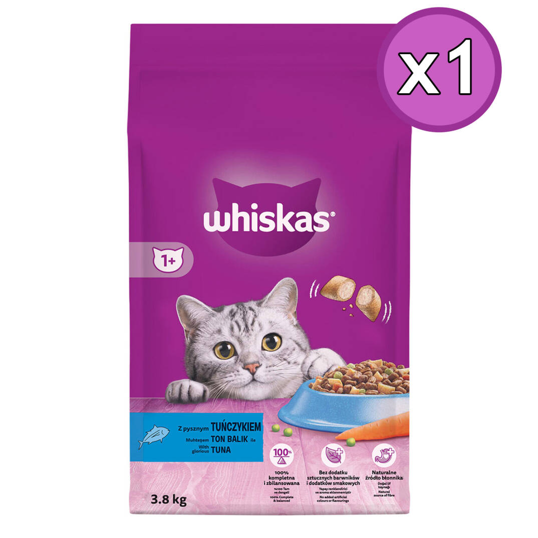 Whiskas Ton Balıklı Kuru Kedi Maması 3.8 Kg 1 Adet - 1