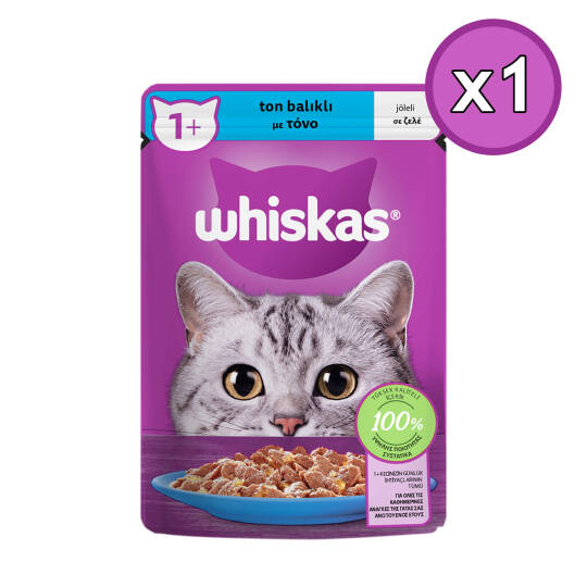Whiskas Ton Balıklı Poşet Yaş Kedi Maması 85 Gr 1 Adet