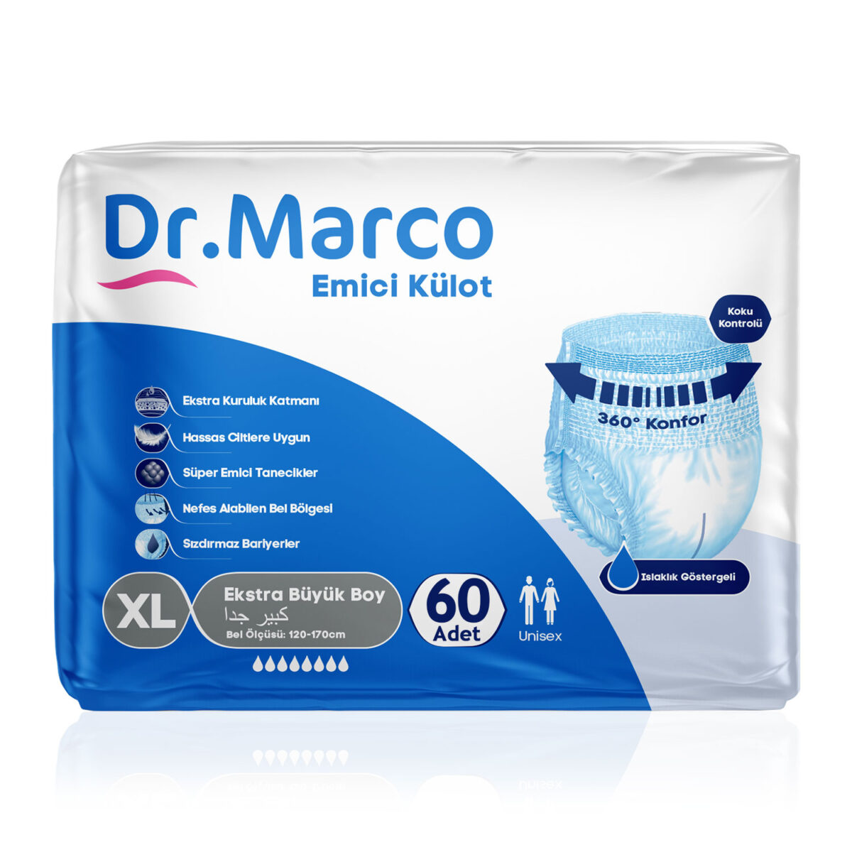 Dr. Marco Emici Külot XL-Extra Large Beden 60 Adet - Görsel 1