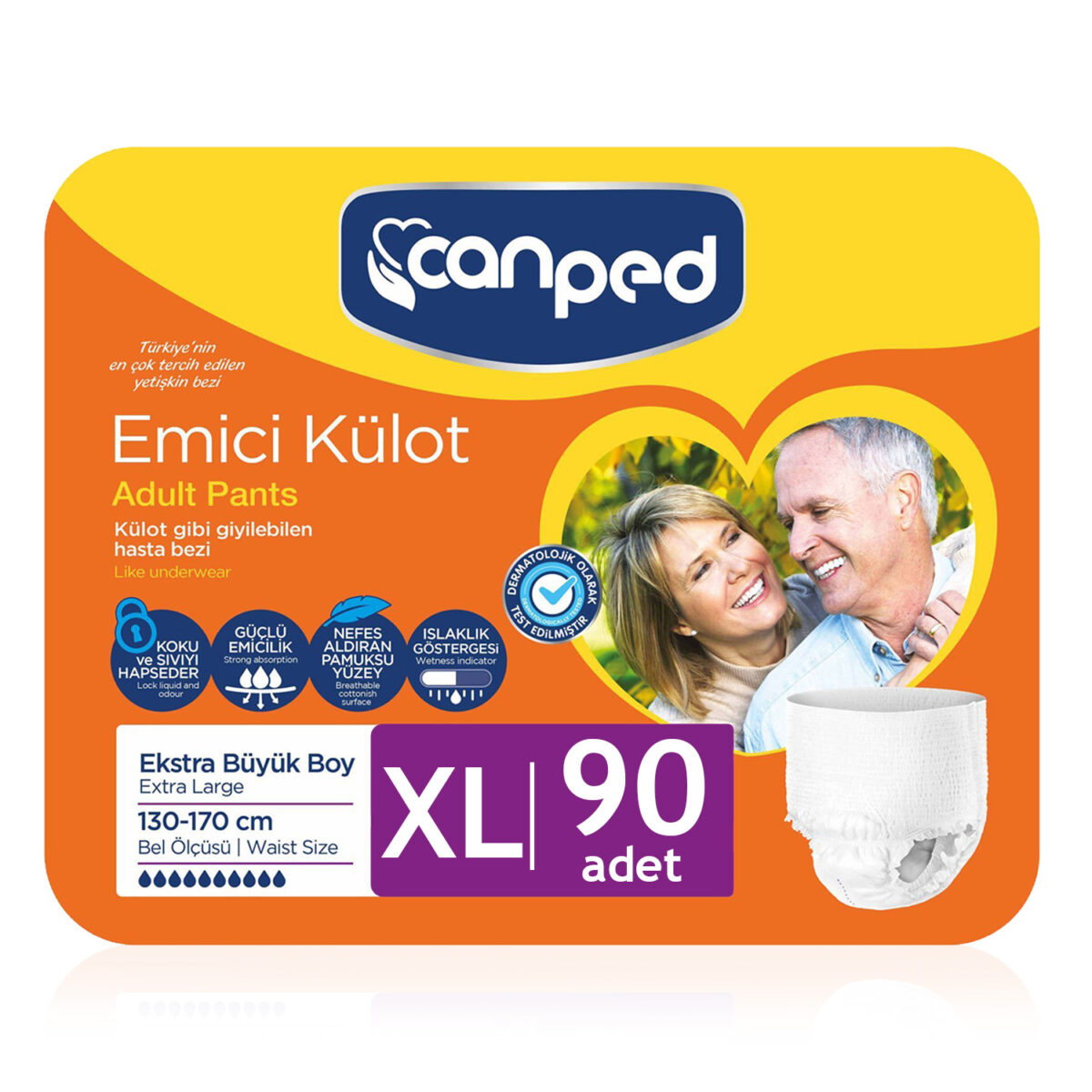 Canped Emici Külot XL-Extra Large Beden 90 Adet - Görsel 1