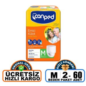 Canped Emici Külot M-Medium Beden 60 Adet