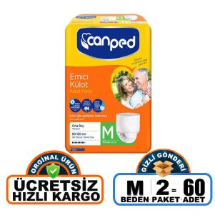 Canped Emici Külot M-Medium Beden 60 Adet