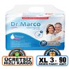 Dr. Marco Belbantlı Hasta Bezi XL-Extra Large Beden 90 Adet