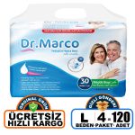 Dr. Marco Belbantlı Hasta Bezi L-Large Beden 120 Adet
