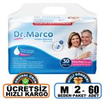 Dr. Marco Belbantlı Hasta Bezi M-Medium Beden 60 Adet