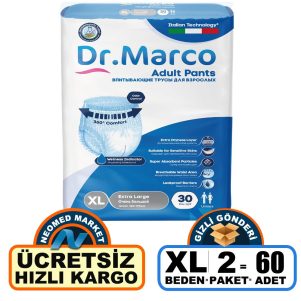 Dr. Marco Emici Külot XL-Extra Large Beden 60 Adet