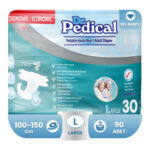 Dr. Pedical Belbantlı Hasta Bezi L-Large Beden 90 Adet