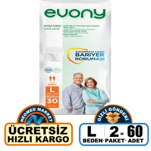 Evony Emici Külot L-Large Beden 60 Adet