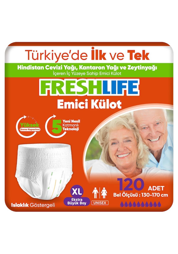 Freshlife Emici Külot XL-Extra Large Beden 120 Adet