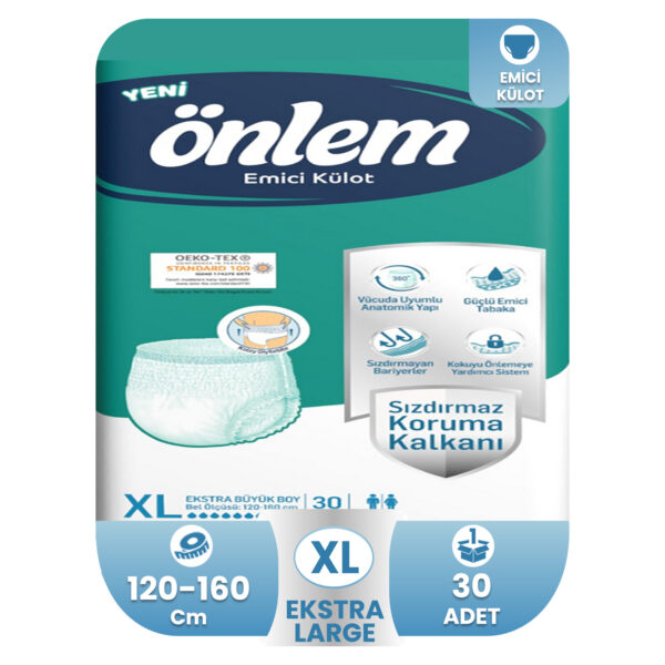 Önlem Emici Külot XL-Extra Large Beden 30 Adet