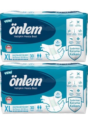 Önlem Belbantlı Hasta Bezi XL- Extra Large Beden 60 Adet - Görsel 2