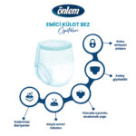 Önlem Emici Külot M-Medium Beden 30 Adet - Görsel 3