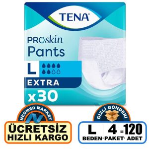 Tena Pants Extra Emici Külot 6 Damla L-Large Beden 120 Adet