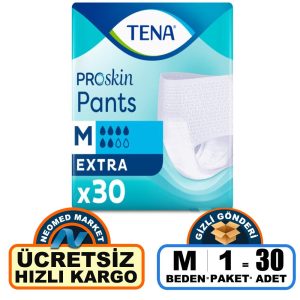 Tena Pants Extra Emici Külot 6 Damla M-Medium Beden 30 Adet