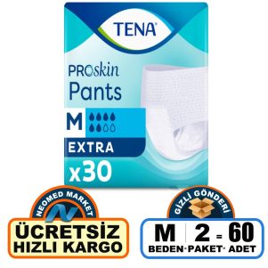 Tena Pants Extra Emici Külot 6 Damla M-Medium Beden 60 Adet