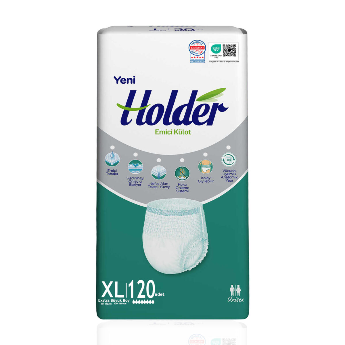 Holder Emici Külot XL-Extra Large Beden 120 Adet - Görsel 1