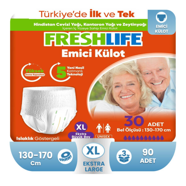 Freshlife Emici Külot XL-Extra Large Beden 90 Adet