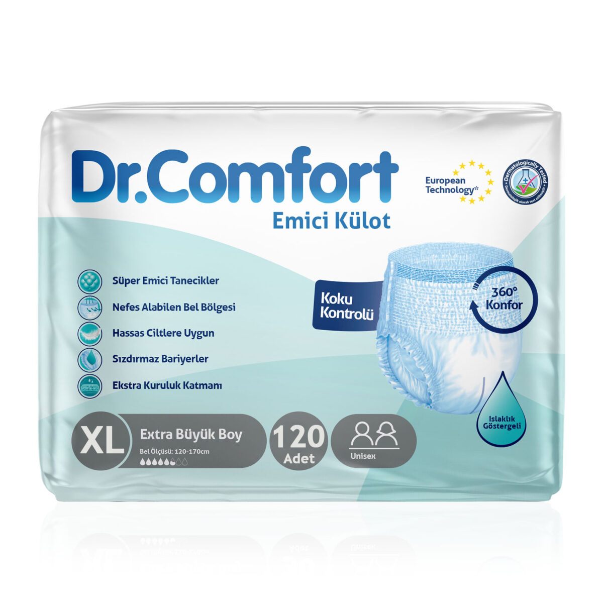 120 Dr. Comfort Emici Külot XL-Extra Large Beden 120 Adet - Görsel 1