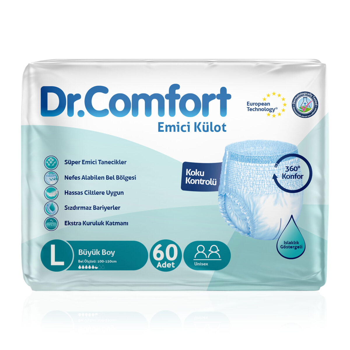 Dr. Comfort Emici Külot L-Large Beden 60 Adet - Görsel 1