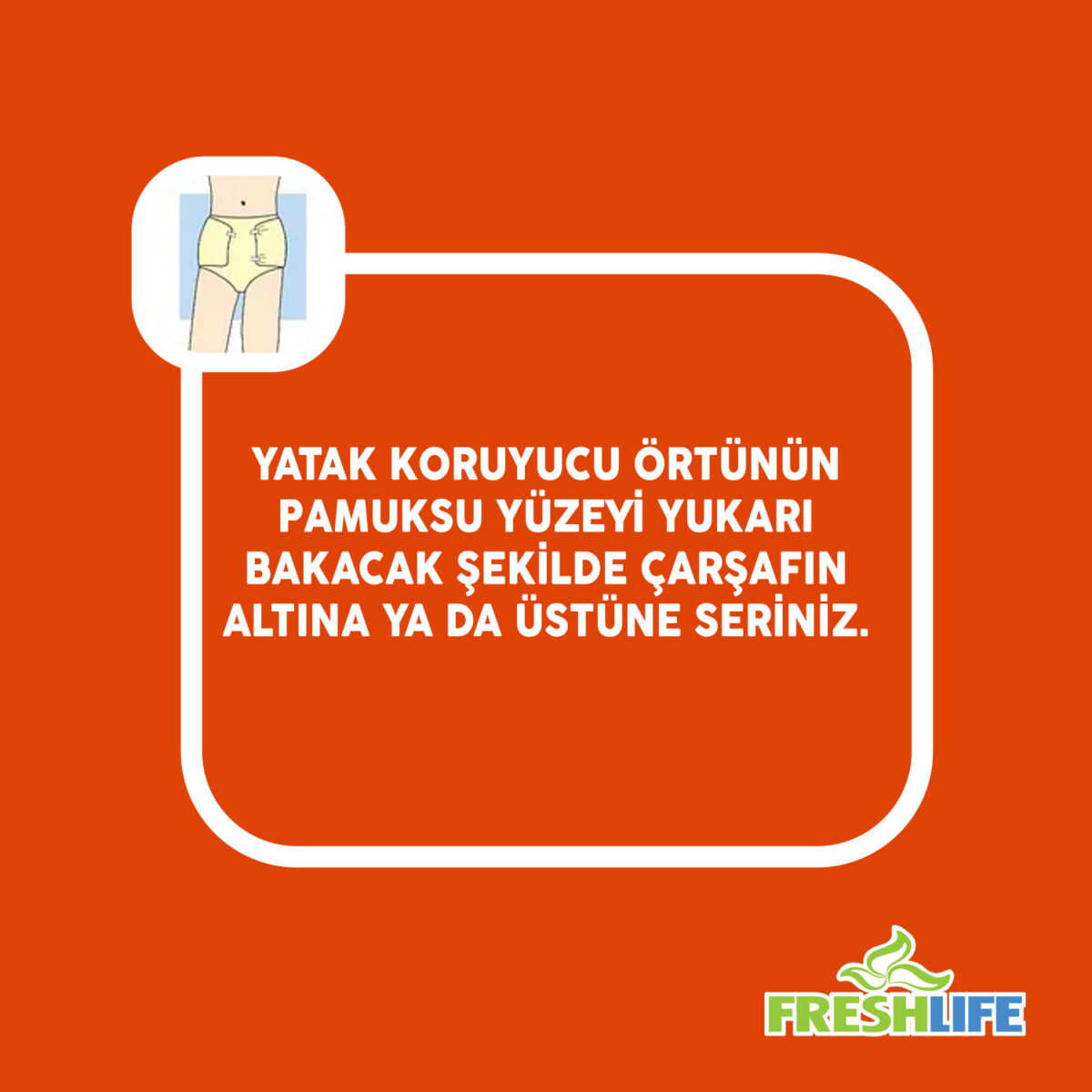ÜRÜN-ÖZELLİKLERİ-2 Freshlife Yatak Koruyucu Örtü 60x90 Cm 60 Adet - Görsel 2