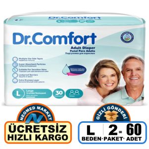 Dr. Comfort Belbantlı Hasta Bezi L-Large Beden 60 Adet