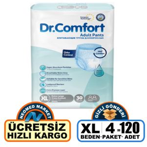Dr. Comfort Emici Külot XL-Extra Large Beden 120 Adet