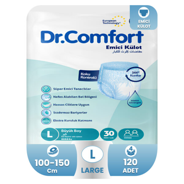 Dr. Comfort Emici Külot L-Large Beden 120 Adet