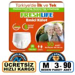 Freshlife Emici Külot M-Medium Beden 90 Adet