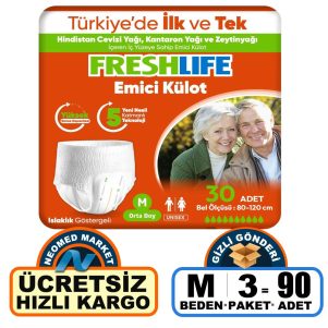Freshlife Emici Külot M-Medium Beden 90 Adet