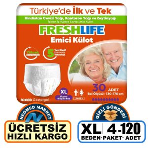Freshlife Emici Külot XL-Extra Large Beden 120 Adet