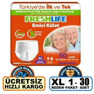 Freshlife Emici Külot XL-Extra Large Beden 30 Adet