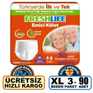 Freshlife Emici Külot XL-Extra Large Beden 90 Adet
