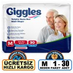 Giggles Belbantlı Hasta Bezi M-Medium Beden 30 Adet