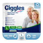 Giggles Belbantlı Hasta Bezi L-Large Beden 120 Adet