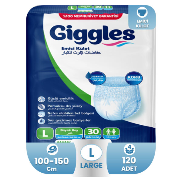 Giggles Emici Külot L-Large Beden 120 Adet