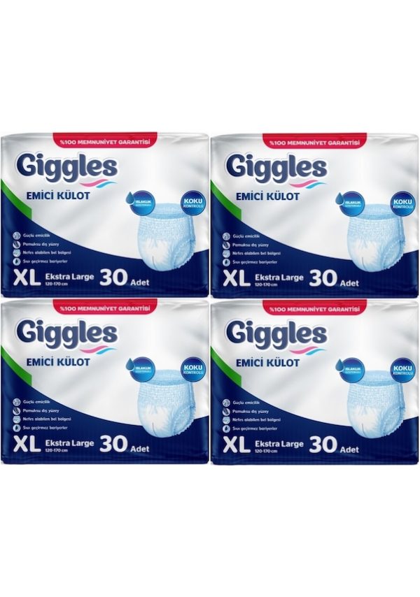 Giggles Emici Külot XL-Extra Large Beden 120 Adet - Görsel 2