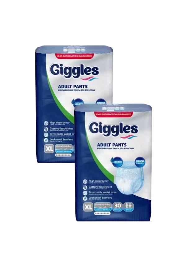 Giggles Emici Külot XL-Extra Large Beden 60 Adet