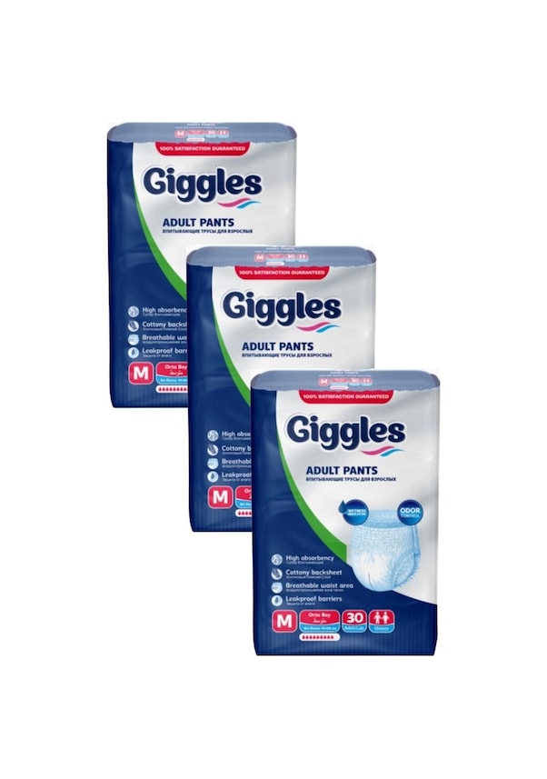 Giggles Emici Külot M-Medium Beden 90 Adet
