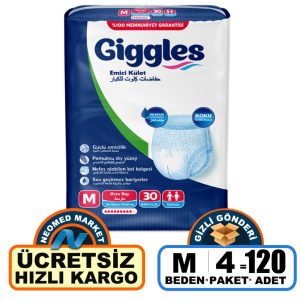 Giggles Emici Külot M-Medium Beden 120 Adet
