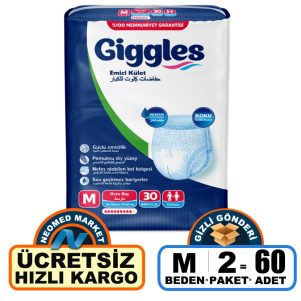 Giggles Emici Külot M-Medium Beden 60 Adet