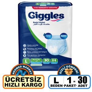 Giggles Emici Külot L-Large Beden 30 Adet