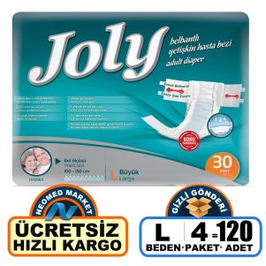 Joly  Belbantlı Hasta Bezi L-Large Beden 120 Adet