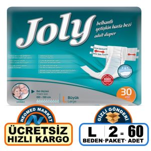 Joly  Belbantlı Hasta Bezi L-Large Beden 60 Adet