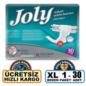Joly  Belbantlı Hasta Bezi XL-Extra Large Beden 30 Adet