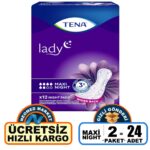 Tena Lady Maxi Night Kadın Mesane Pedi 24 Adet