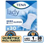 Tena Lady Süper Kadın Mesane Pedi 30 Adet