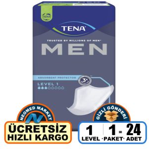 Tena Men Level 1 Erkek Mesane Pedi 24 Adet